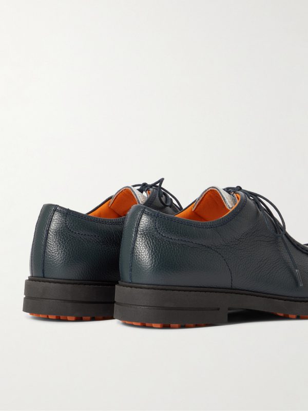 Golf Fringed Full-Grain Leather Shoes - BK