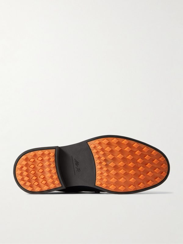 Golf Fringed Full-Grain Leather Shoes - E1