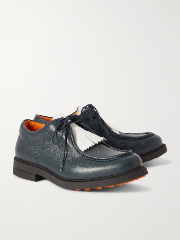 Golf Fringed Full-Grain Leather Shoes - FR