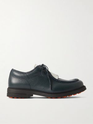 Golf Fringed Full-Grain Leather Shoes