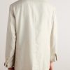 Herringbone Wool, Silk and Linen-Blend Suit Jacket - BK Herringbone Wool, Silk and Linen-Blend Suit Jacket - BK