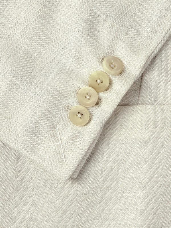 Herringbone Wool, Silk and Linen-Blend Suit Jacket - CU Herringbone Wool, Silk and Linen-Blend Suit Jacket - CU