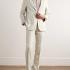 Herringbone Wool, Silk and Linen-Blend Suit Jacket - OU Herringbone Wool, Silk and Linen-Blend Suit Jacket - OU