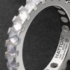 + Hatton Labs Spike Eternity Sterling Silver Cubic Zirconia Ring - CU