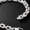 + Hatton Labs Infinity Sterling Silver Cubic Zirconia Chain Bracelet - BK + Hatton Labs Infinity Sterling Silver Cubic Zirconia Chain Bracelet - BK
