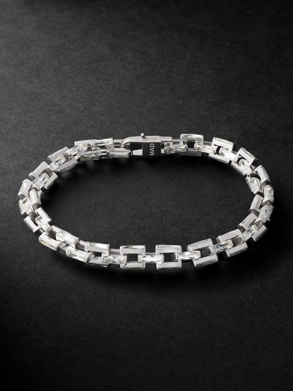 + Hatton Labs Infinity Sterling Silver Cubic Zirconia Chain Bracelet + Hatton Labs Infinity Sterling Silver Cubic Zirconia Chain Bracelet
