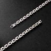 + Hatton Labs Infinity Sterling Silver Cubic Zirconia Chain Necklace - BK + Hatton Labs Infinity Sterling Silver Cubic Zirconia Chain Necklace - BK