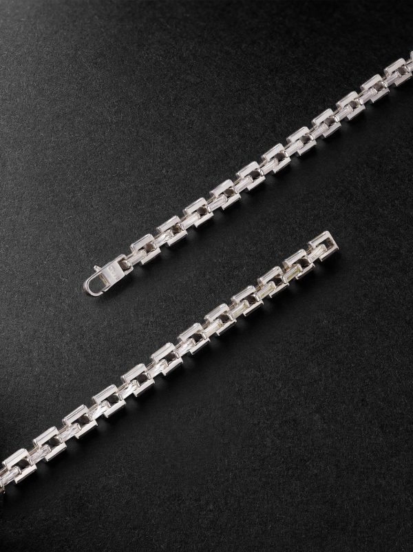 + Hatton Labs Infinity Sterling Silver Cubic Zirconia Chain Necklace - BK + Hatton Labs Infinity Sterling Silver Cubic Zirconia Chain Necklace - BK