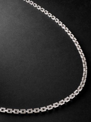 + Hatton Labs Infinity Sterling Silver Cubic Zirconia Chain Necklace + Hatton Labs Infinity Sterling Silver Cubic Zirconia Chain Necklace