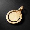L'Eternelle Chanson Couplet 18-Karat Gold and Enamel Pendant - BK