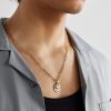 L'Eternelle Chanson Couplet 18-Karat Gold and Enamel Pendant - FR