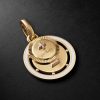 L'Eternelle Chanson Couplet 18-Karat Gold and Enamel Pendant