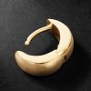Love Huggie 18-Karat Gold Single Hoop Earring - BK