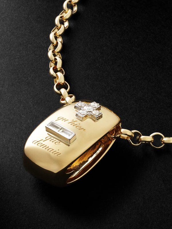 Ever Growing 18-Karat Gold Diamond Pendant Necklace - CU