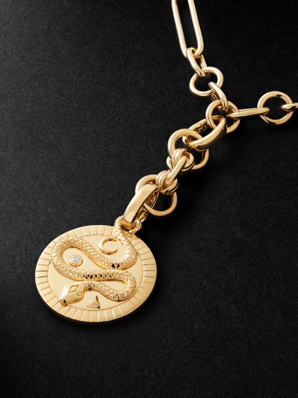 Wholeness 18-Karat Gold Diamond Pendant Necklace - CU