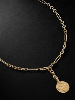 Wholeness 18-Karat Gold Diamond Pendant Necklace