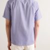 Camp-Collar Lyocell-Twill Shirt - BK Camp-Collar Lyocell-Twill Shirt - BK