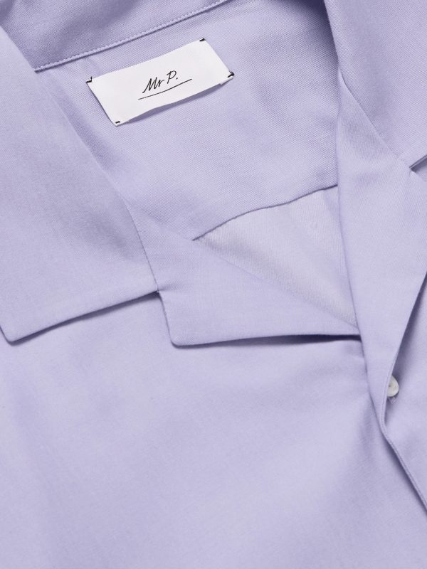 Camp-Collar Lyocell-Twill Shirt - CU Camp-Collar Lyocell-Twill Shirt - CU