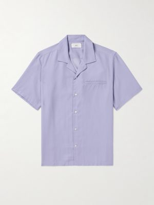 Camp-Collar Lyocell-Twill Shirt Camp-Collar Lyocell-Twill Shirt