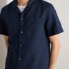 Michael Convertible-Collar Garment-Dyed Cotton and Linen-Blend Twill Shirt - FR Michael Convertible-Collar Garment-Dyed Cotton and Linen-Blend Twill Shirt - FR