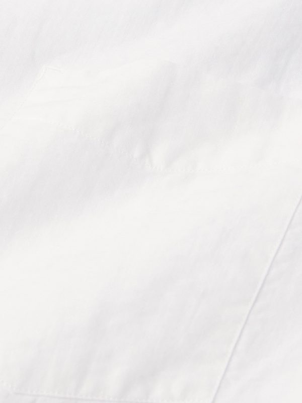 Grandad-Collar Organic Cotton and Linen-Blend Seersucker Shirt - E1 Grandad-Collar Organic Cotton and Linen-Blend Seersucker Shirt - E1