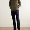 Shell-Trimmed Bouclé Half-Zip Jacket - OU Shell-Trimmed Bouclé Half-Zip Jacket - OU