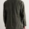 Range Cotton and Linen-Blend Parka - BK Range Cotton and Linen-Blend Parka - BK