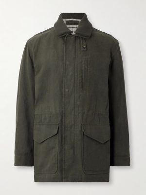 Range Cotton and Linen-Blend Parka