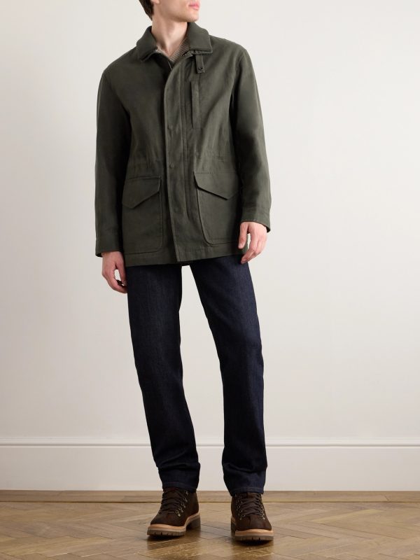 Range Cotton and Linen-Blend Parka - OU Range Cotton and Linen-Blend Parka - OU