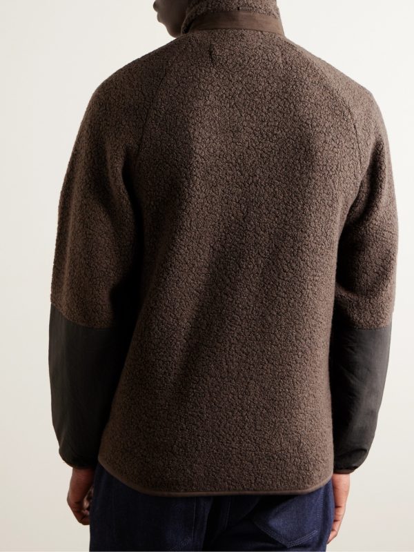 Shell-Trimmed Bouclé Jacket - BK Shell-Trimmed Bouclé Jacket - BK