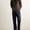 Shell-Trimmed Bouclé Jacket - OU Shell-Trimmed Bouclé Jacket - OU