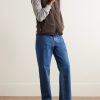 Shell-Trimmed Bouclé Gilet - OU