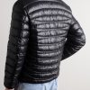 Logo-Appliquéd Quilted Nylon Laqué Down Jacket - BK