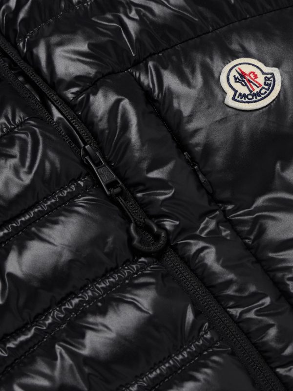 Logo-Appliquéd Quilted Nylon Laqué Down Jacket - CU