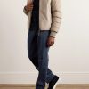 Tapered Cotton-Blend Gabardine Trousers - OU Tapered Cotton-Blend Gabardine Trousers - OU