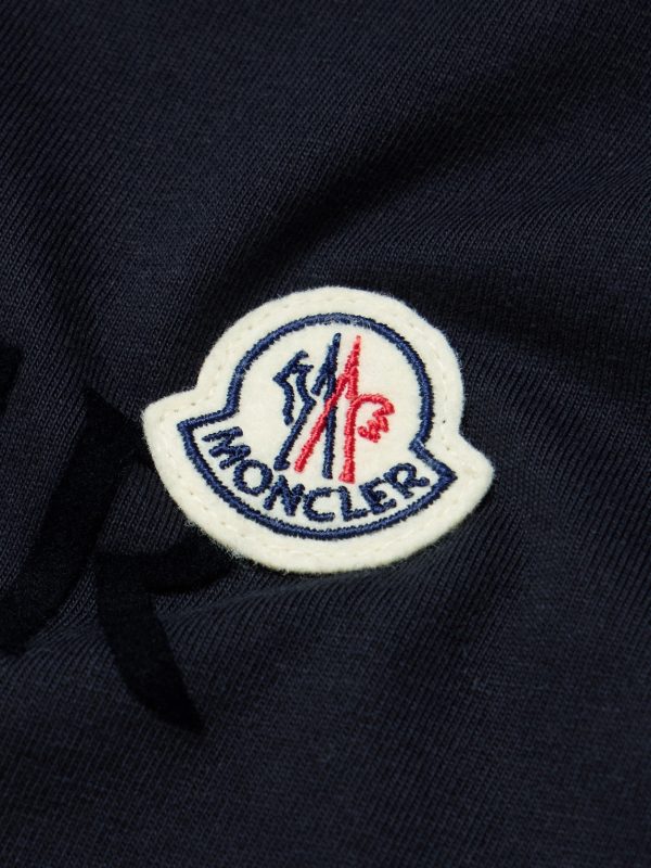 Slim-Fit Logo-Flocked Cotton-Jersey T-Shirt - CU