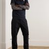 Slim-Fit Logo-Flocked Cotton-Jersey T-Shirt - OU