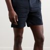 Straight-Leg Mid-Length Seersucker Swim Shorts - OU Straight-Leg Mid-Length Seersucker Swim Shorts - OU