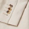 Slim-Fit Unstructured Double-Breasted Linen Suit Jacket - CU Slim-Fit Unstructured Double-Breasted Linen Suit Jacket - CU