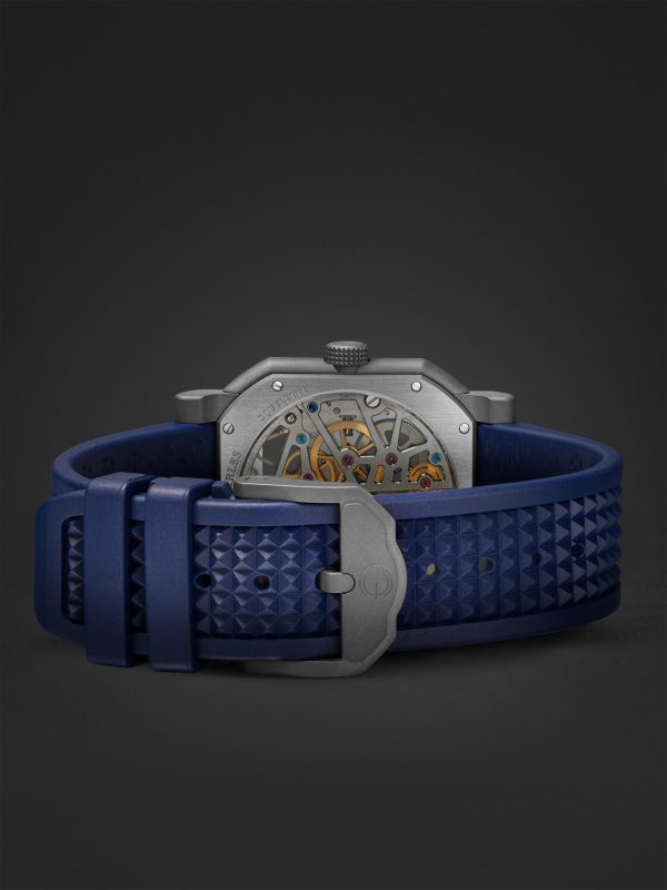 Maestro 8.0 GC Sport Limited Edition Automatic Chronograph 39mm Titanium and Rubber Watch, Ref. No. GC8.0-TX-TN-01 - E2 Maestro 8.0 GC Sport Limited Edition Automatic Chronograph 39mm Titanium and Rubber Watch, Ref. No. GC8.0-TX-TN-01 - E2