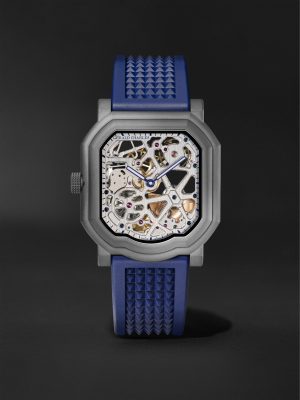 Maestro 8.0 GC Sport Limited Edition Automatic Chronograph 39mm Titanium and Rubber Watch, Ref. No. GC8.0-TX-TN-01