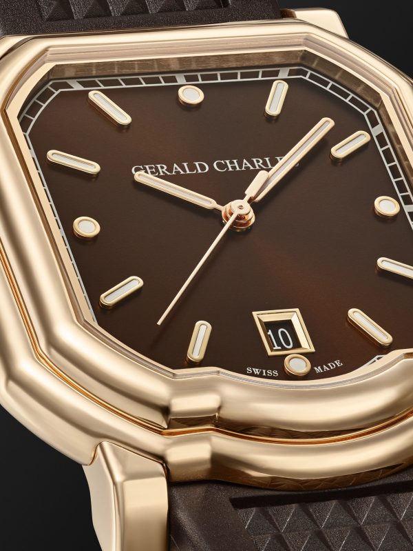Maestro 2.0 Ultra-Thin Automatic 39mm 18-Karat Rose Gold and Rubber Watch, Ref. No. GC2.0-RG-05 - CU Maestro 2.0 Ultra-Thin Automatic 39mm 18-Karat Rose Gold and Rubber Watch, Ref. No. GC2.0-RG-05 - CU
