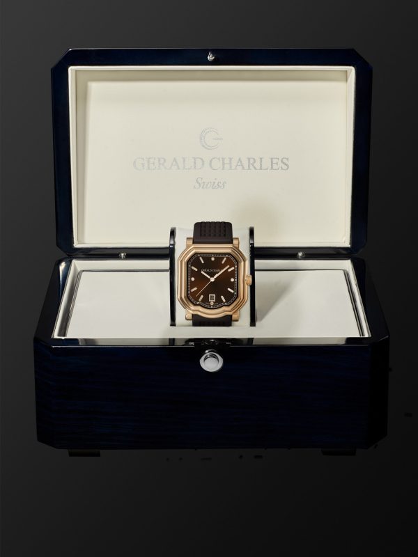 Maestro 2.0 Ultra-Thin Automatic 39mm 18-Karat Rose Gold and Rubber Watch, Ref. No. GC2.0-RG-05 - E3 Maestro 2.0 Ultra-Thin Automatic 39mm 18-Karat Rose Gold and Rubber Watch, Ref. No. GC2.0-RG-05 - E3