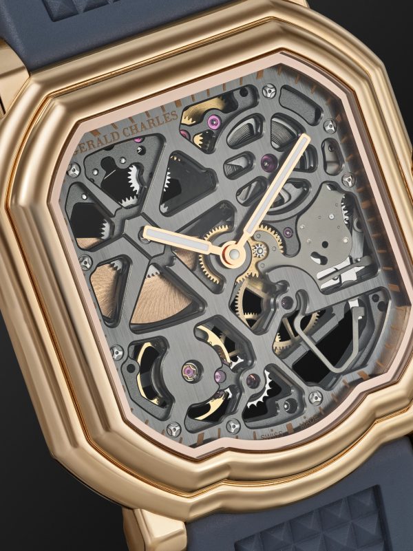 + Octavio Garcia Maestro 8.0 Squelette 39mm Automatic 18-Karat Rose Gold and Rubber Watch, Ref. No. GC8.0-RG-06 - CU + Octavio Garcia Maestro 8.0 Squelette 39mm Automatic 18-Karat Rose Gold and Rubber Watch, Ref. No. GC8.0-RG-06 - CU
