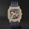 + Octavio Garcia Maestro 8.0 Squelette 39mm Automatic 18-Karat Rose Gold and Rubber Watch, Ref. No. GC8.0-RG-06 + Octavio Garcia Maestro 8.0 Squelette 39mm Automatic 18-Karat Rose Gold and Rubber Watch, Ref. No. GC8.0-RG-06