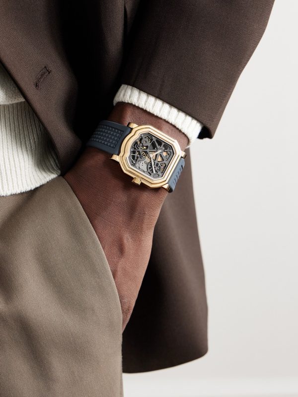 + Octavio Garcia Maestro 8.0 Squelette 39mm Automatic 18-Karat Rose Gold and Rubber Watch, Ref. No. GC8.0-RG-06 - OU + Octavio Garcia Maestro 8.0 Squelette 39mm Automatic 18-Karat Rose Gold and Rubber Watch, Ref. No. GC8.0-RG-06 - OU