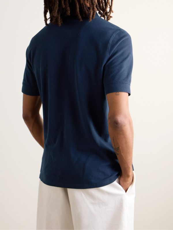 Cotton-Piqué Polo Shirt - BK Cotton-Piqué Polo Shirt - BK