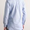 Slim-Fit Button-Down Collar Cotton Oxford Shirt - BK