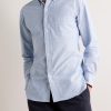 Slim-Fit Button-Down Collar Cotton Oxford Shirt - FR