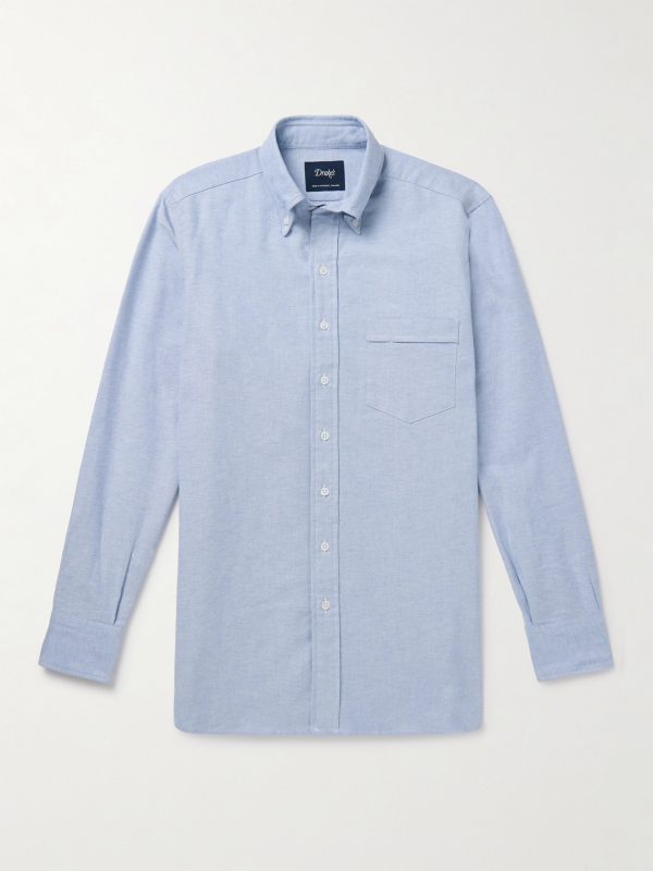 Slim-Fit Button-Down Collar Cotton Oxford Shirt